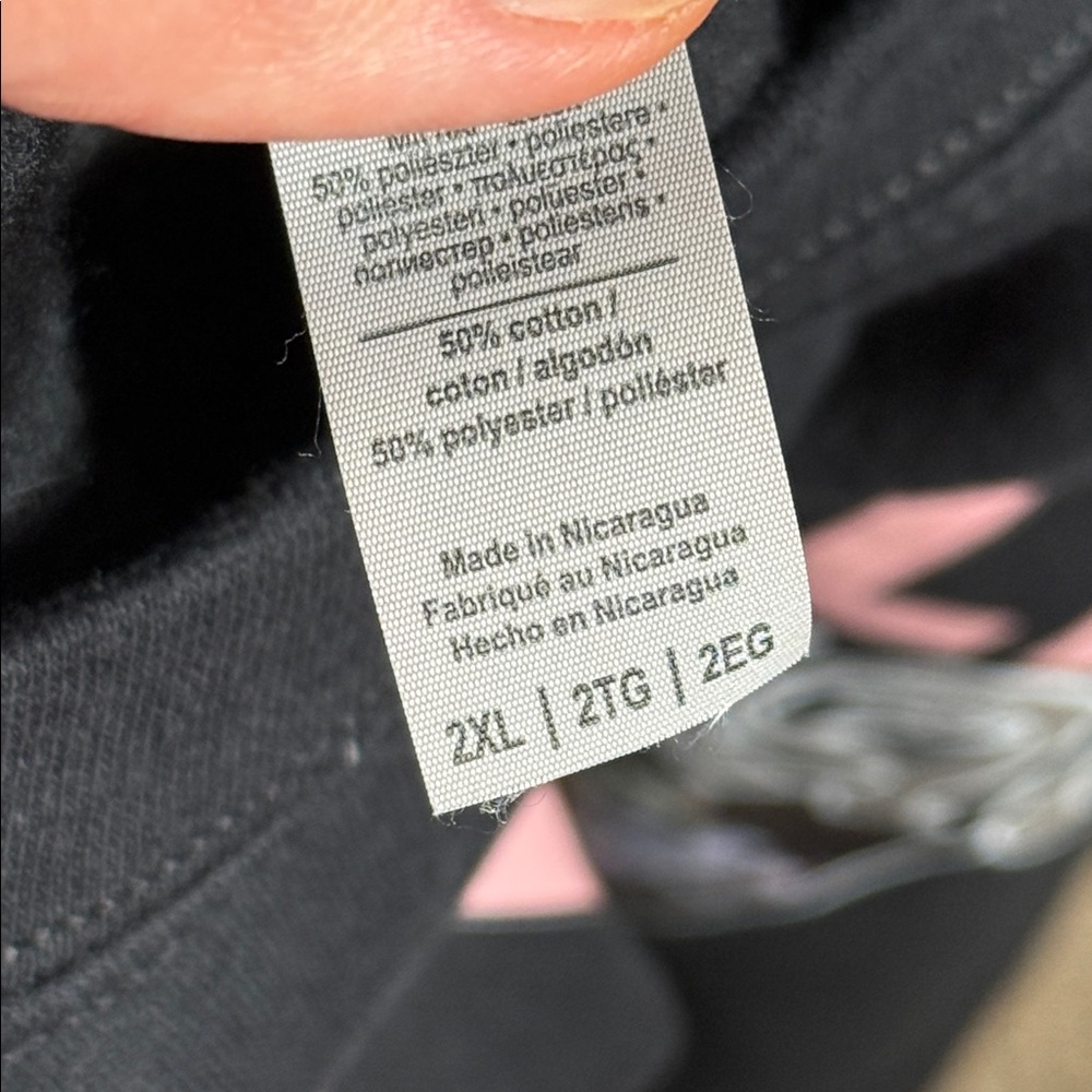 Mac MIller Pink & Black Crewneck Graphic Print Sweatshirt Size 2X - Picture 5 of 6